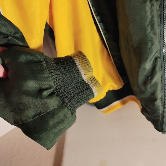 NFL G111 Apparel Insulated No Hood Green Bay Packers Size Large Jacket Zip up - Picture 4 of 13